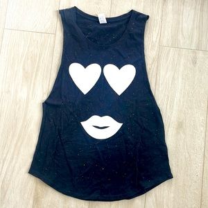 Cute and fun Zumba tank! Like new!